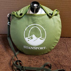 Stansport Scout Aluminum Canteen Camping Hiking 1 Quart